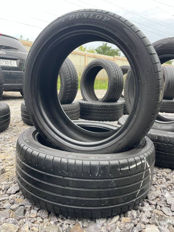 Пара Dunlop 215/45 r18 mfs літо гума