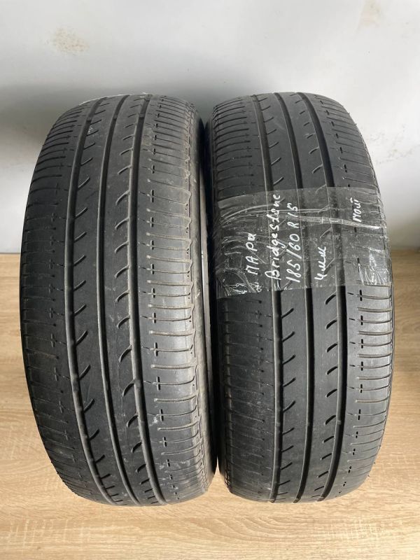 Шини пара Bridgestone 185/60 r15 літо Гума