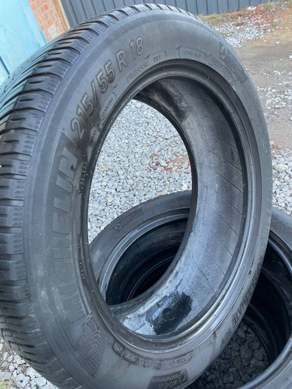 Шини комплект Michelin 215/55 r18 літо Гума