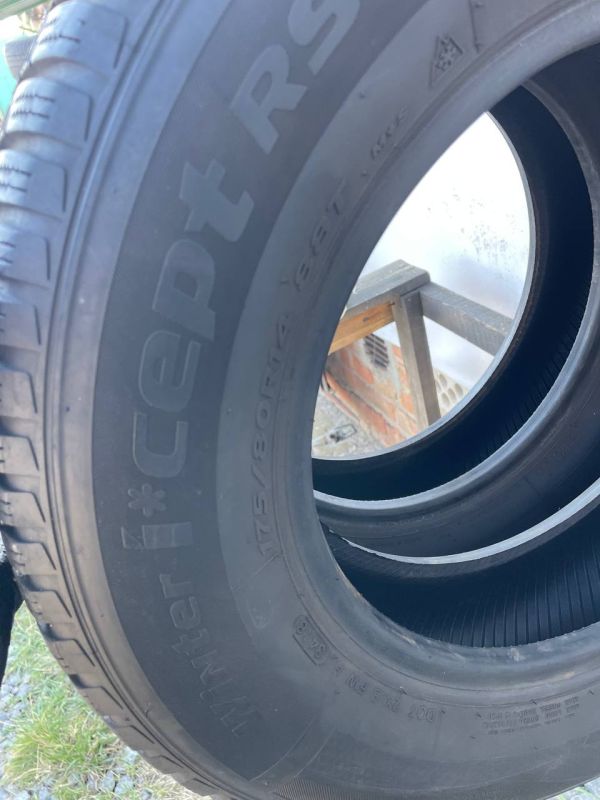 Шини пара Hankook 175/80 r14 зима резина