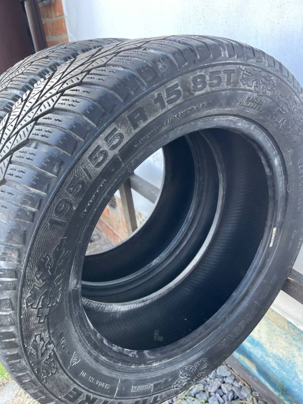 Шини пара 195/55 r15 6mm зима резина
