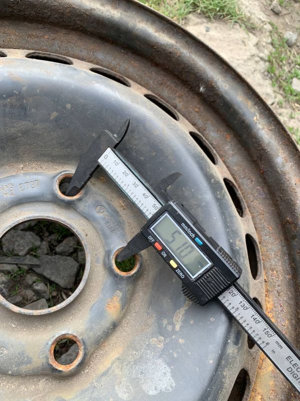 Диски сталеві пара  WAG VW PASSAT B5 ET37 R15 Розболтовка 5x112 6Jx15H2