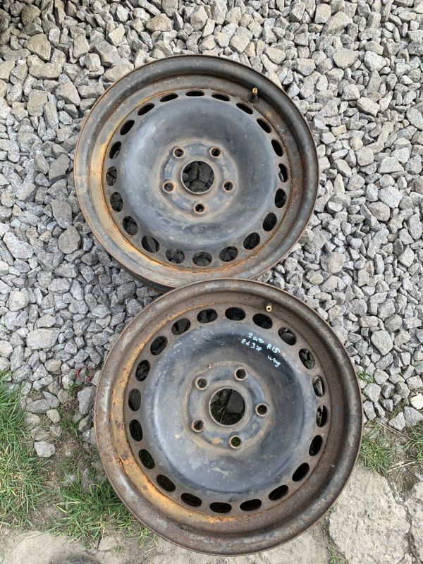 Диски сталеві пара  WAG VW PASSAT B5 ET37 R15 Розболтовка 5x112 6Jx15H2