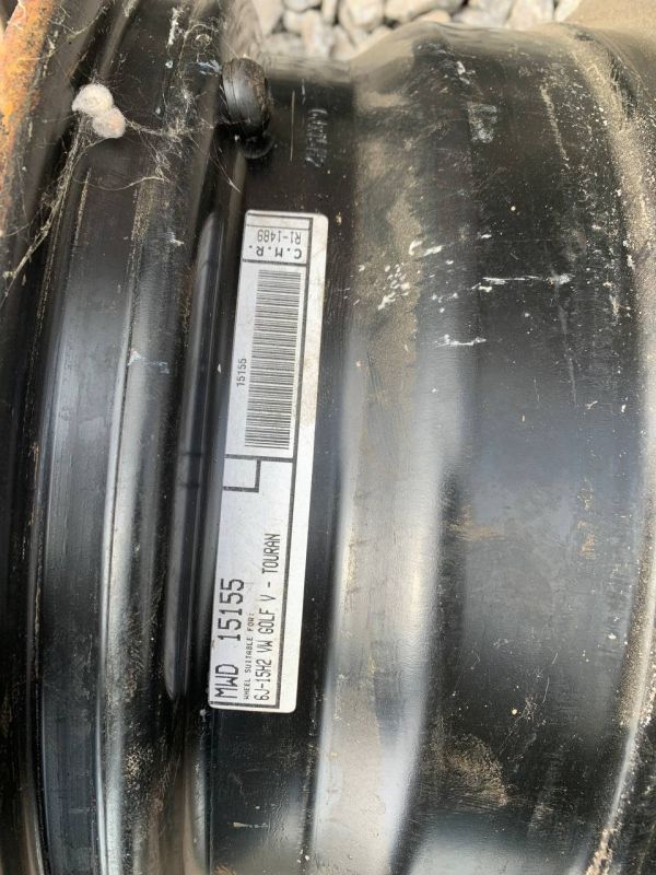 Диски металеві комплект wag 5x112 et47 r15 Volkswagen Caddy Golf Touran