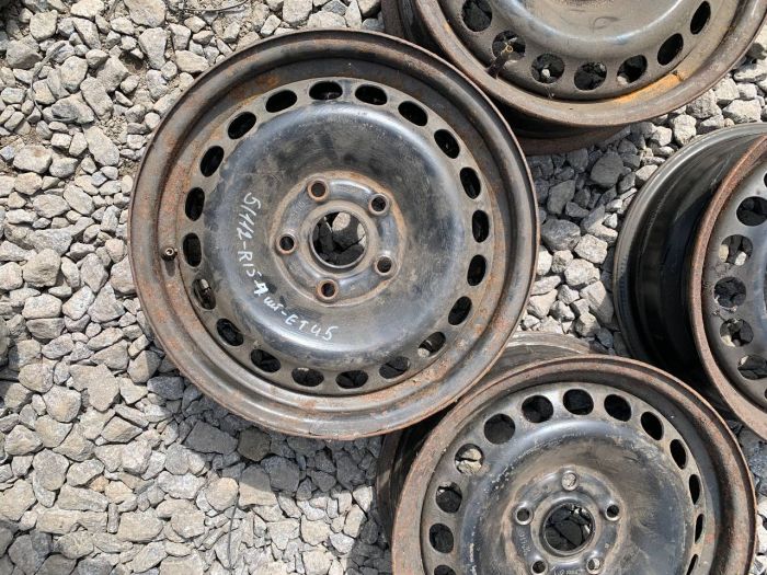 Диски металеві комплект 5х112 еt 45 R16 6J Audi Skoda Vw Golf V Touran Caddy Passat