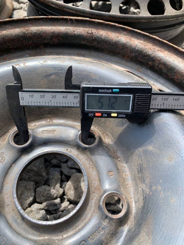 Диски металеві комплект 5х112 еt 45 R16 6J Audi Skoda Vw Golf V Touran Caddy Passat