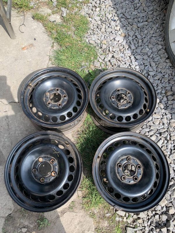 Диски металеві комплект розболтовка 5х112 r15 et 44 Mercedes