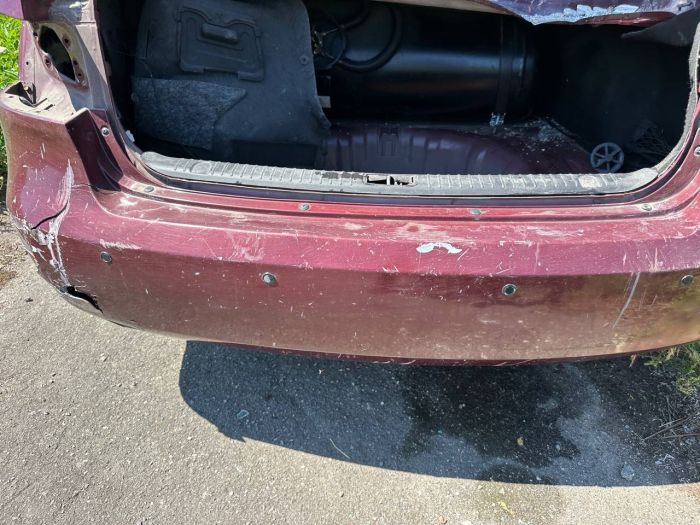 Бампер задній Hyundai Sonata NF Хундай Соната 2008